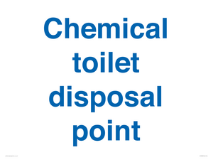 Chemical toilet disposal point
